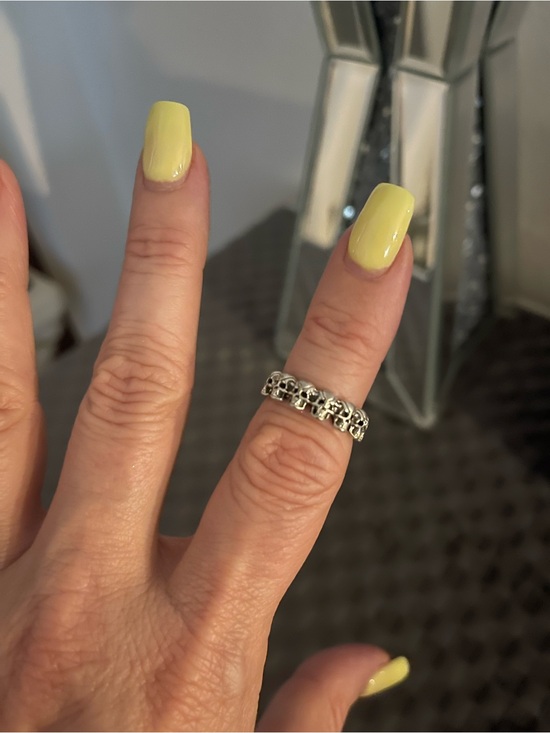 Source Unknown Jewelry - Skulls silver Band Ring